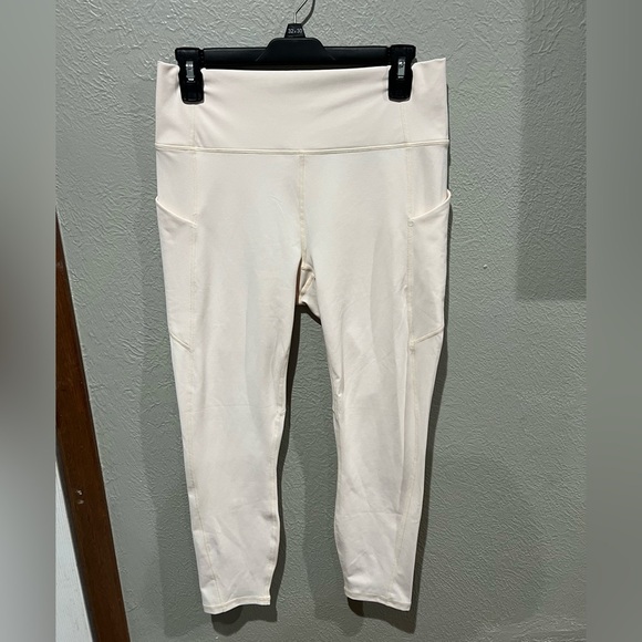 Fabletics Pants - Fabletics PureLuxe Cream Leggings Oasis High Waisted NWT Size L Oate